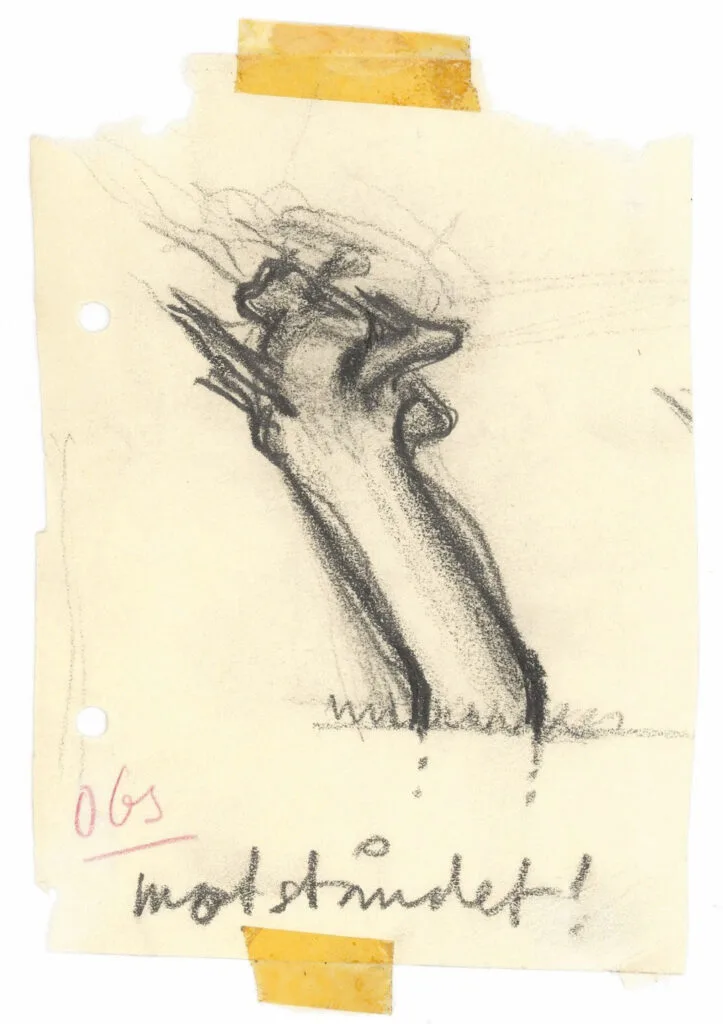 Motståndet, teckning, 1969